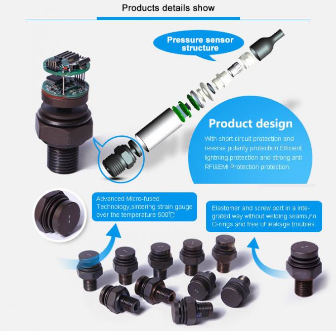 Silicon Strain Gauge Piezoelectric Pressure Sensor